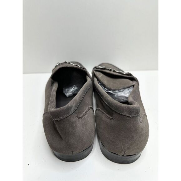 Nordstrom Shoes Mens Size 11 Gray Slip On Leather Loafers Ortholite - Picture 7 of 11